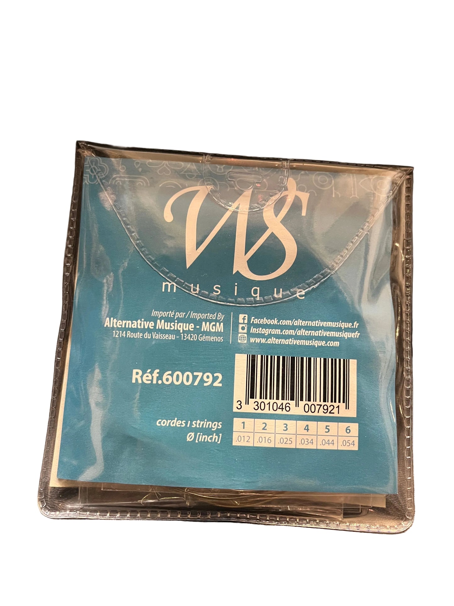 Jeu de 6 Cordes pour Guitare Folk – WS (Tirant Light)