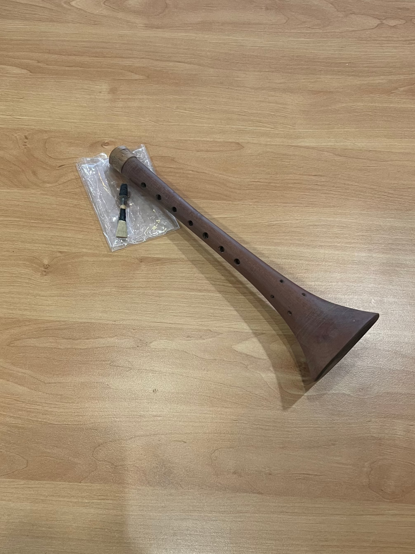 Zurna Turque Artisanale en Bois de Prunier avec anche (Occasion)