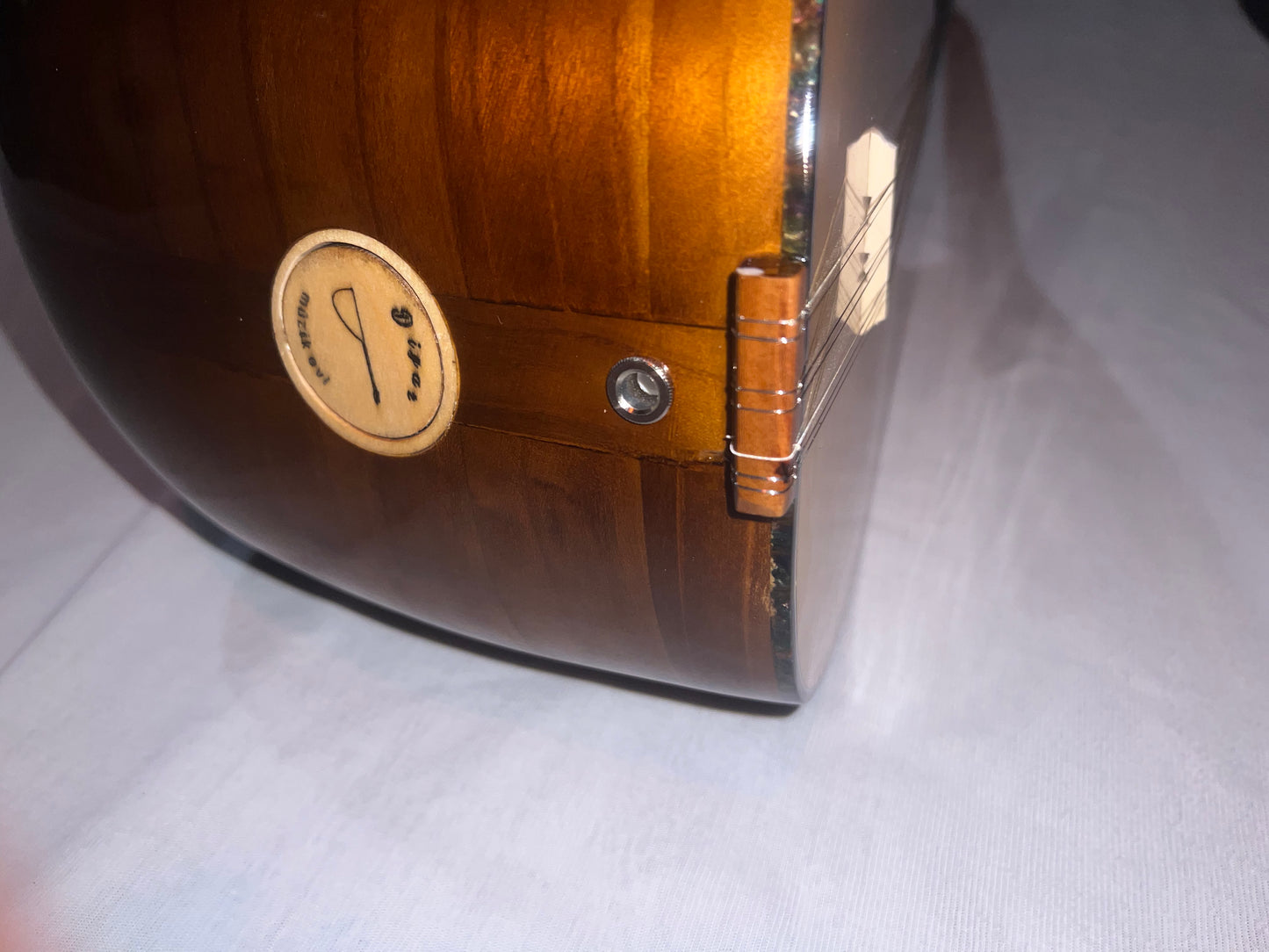 Saz turc manche long en noyer et épicéa