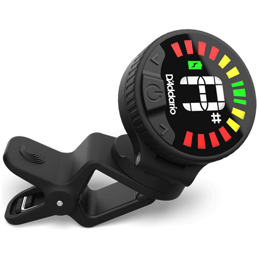 D’Addario Nexxus 360 – Accordeur Rechargeable à 360° avec Écran LED