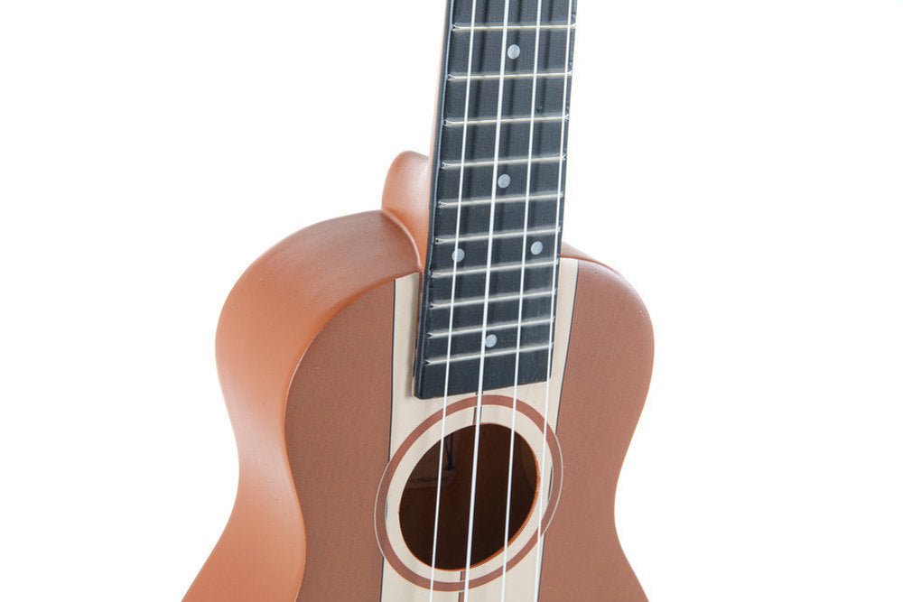 Corps en tilleul Manche en Sapelli Motif surf Sunset - Cham Music - String Instrument