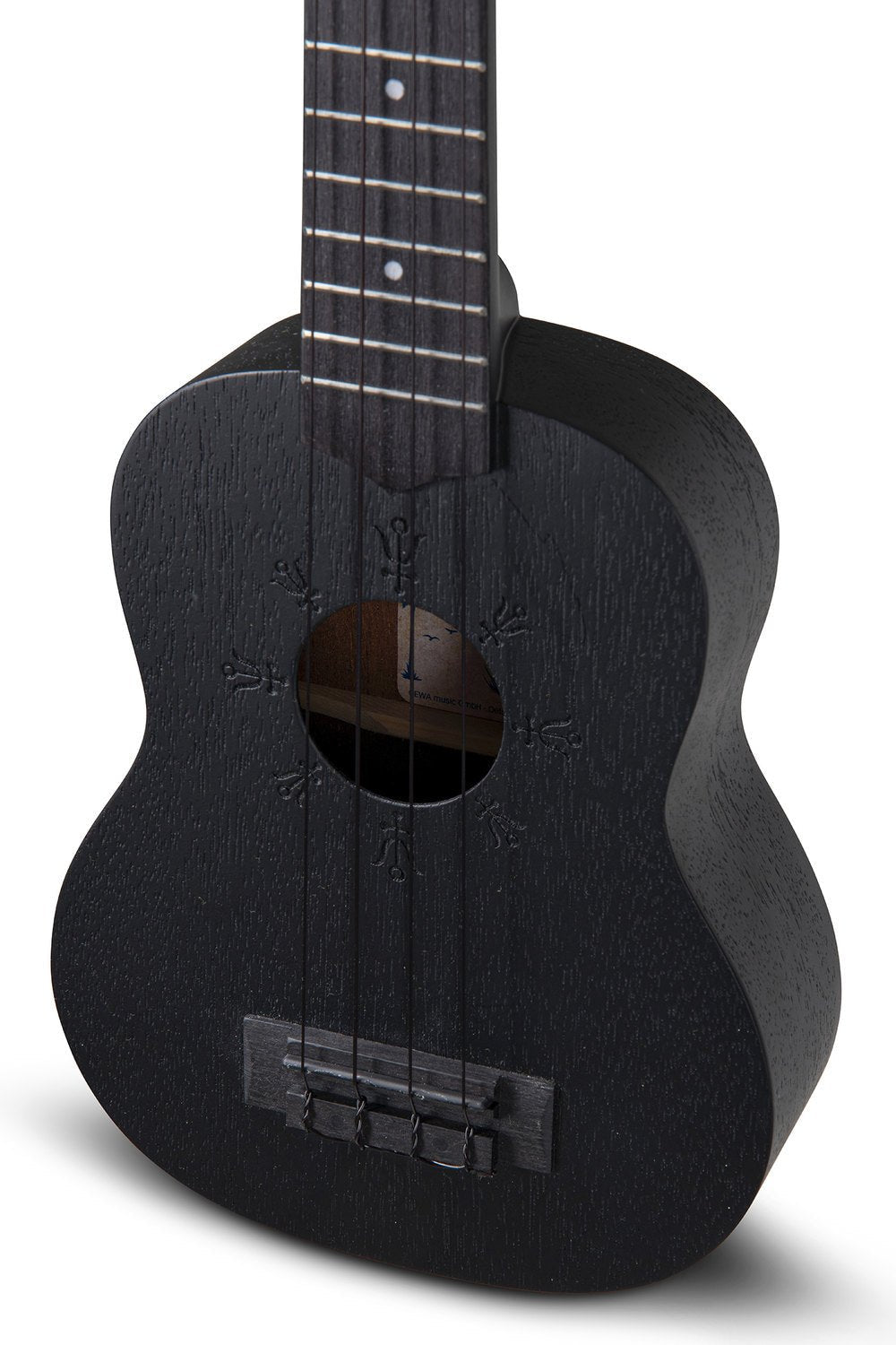 Corps et manche en Sapelli acajou Motif au laser ANTIMONY - Cham Music - String Instrument
