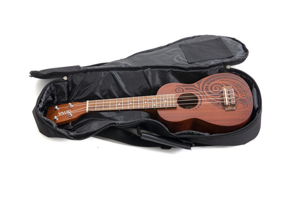 Corps et manche en Sapelli Design Laser Tattoo Touche et - Cham Music - String Instrument