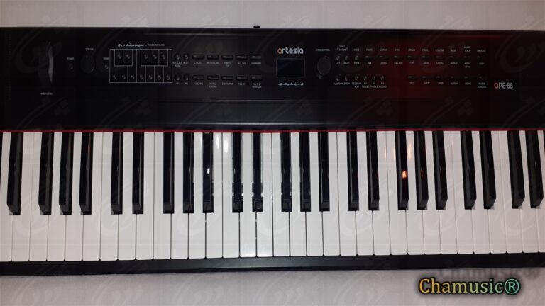 Découvrez le piano numérique portable Artesia APE - 88, idéal - Cham Music -