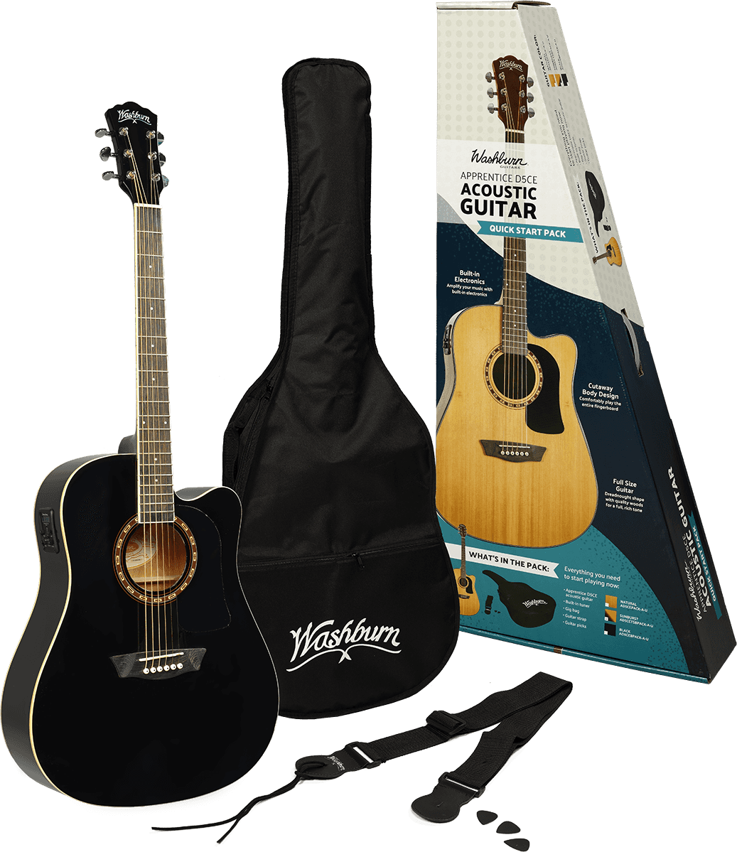 La Washburn est une guitare électro - acoustique au format - Cham Music -