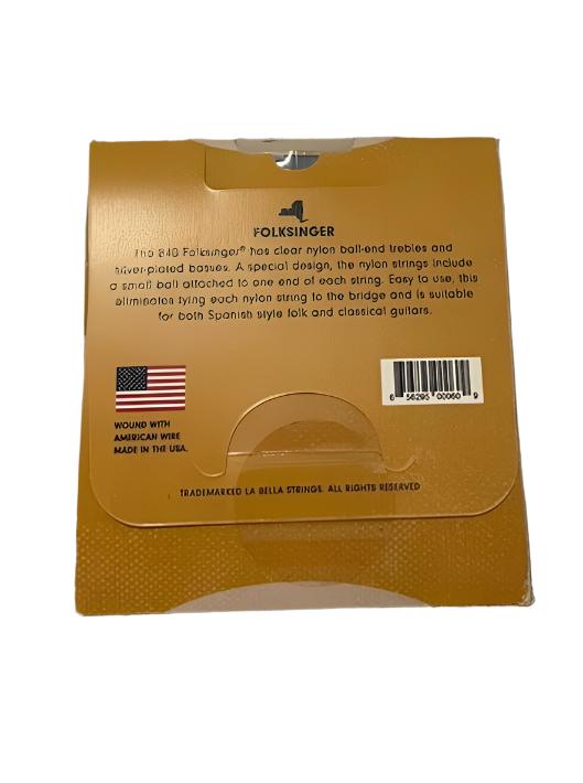 Les cordes Folk Singer 840 par le réputé fabricant - Cham Music -