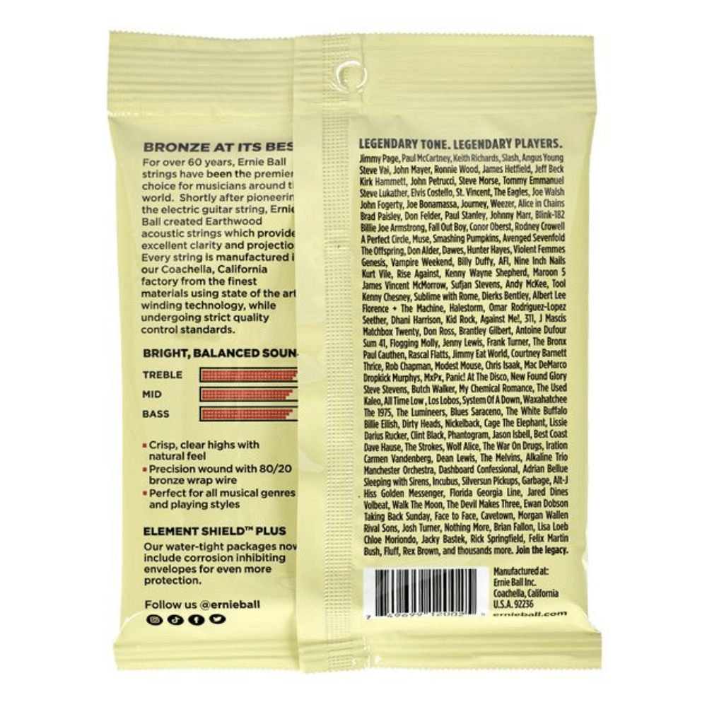 Les cordes pour guitare acoustique Earthwood de la célèbre - Cham Music -