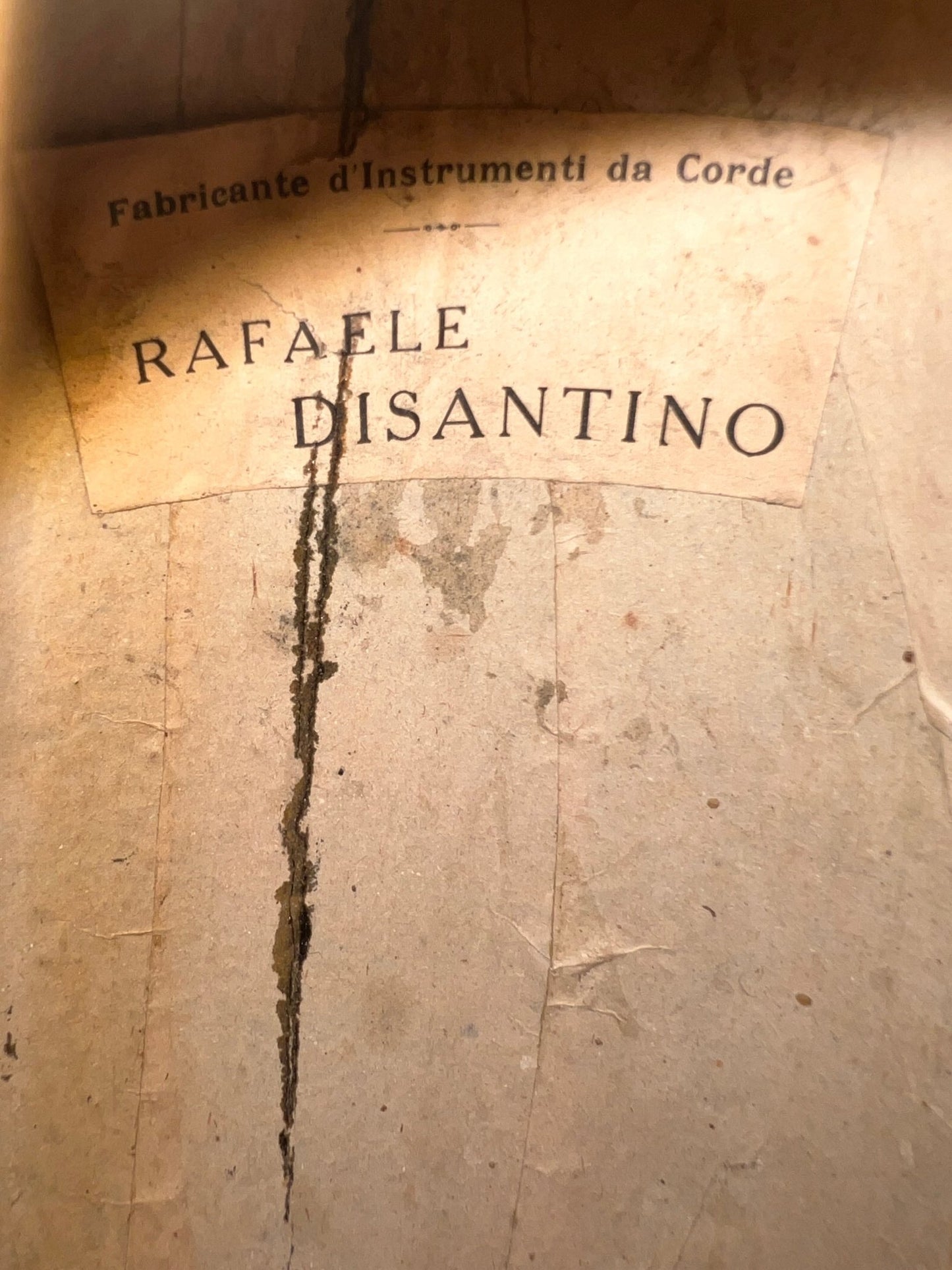Mandoline Ancienne – Rafaele Disantino Napoli (1800) – Modèle restauré - Cham Music -