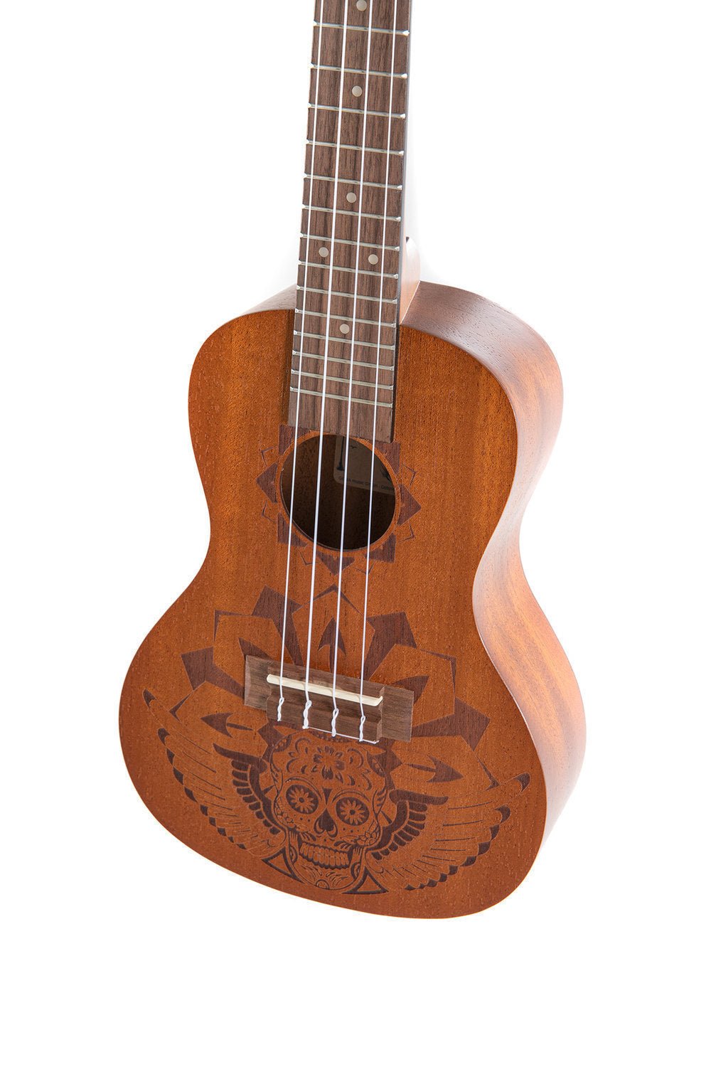 Taille Concert Table en Sapelli avec Mexico Laser Design - Cham Music - String Instrument