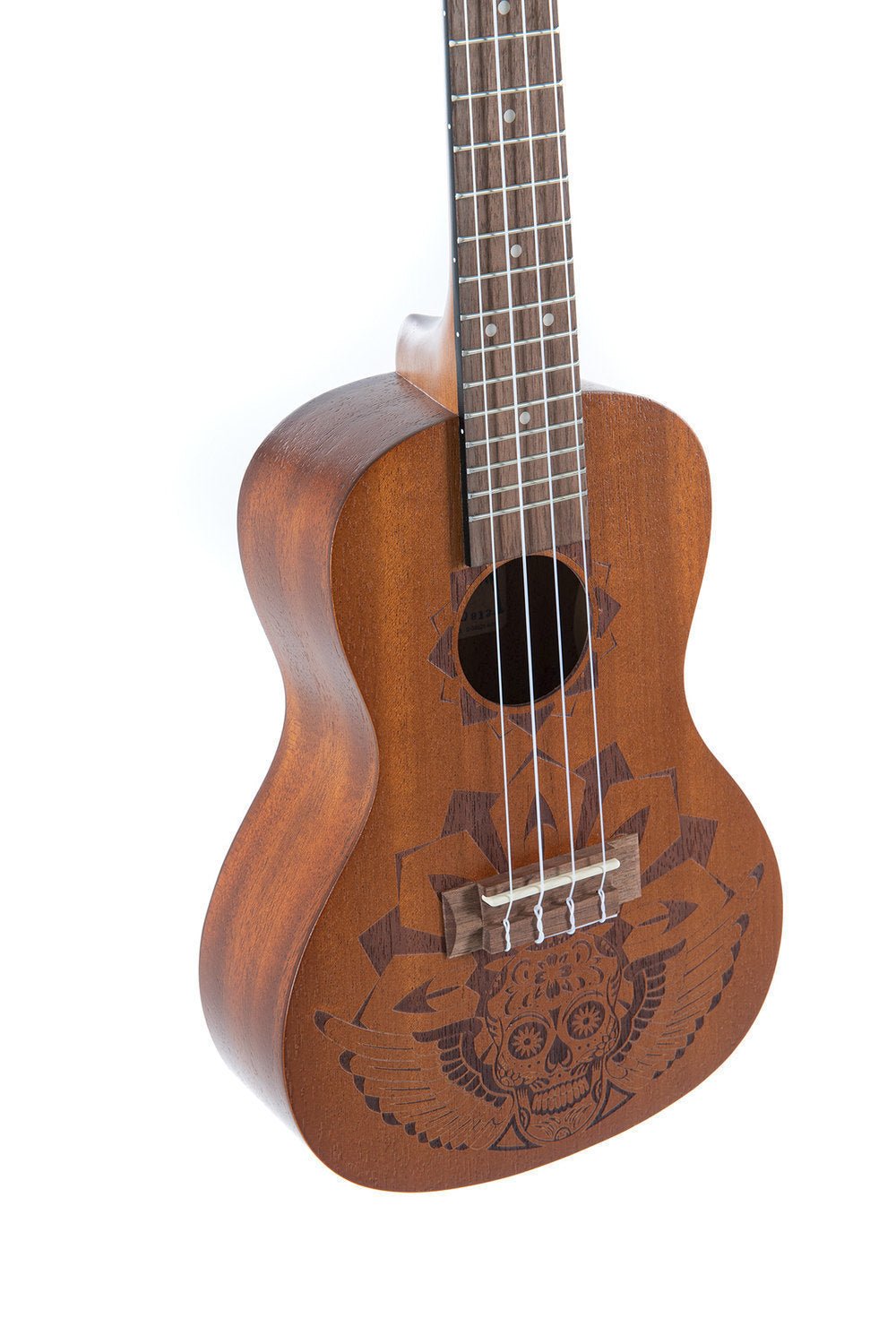 Taille Concert Table en Sapelli avec Mexico Laser Design - Cham Music - String Instrument