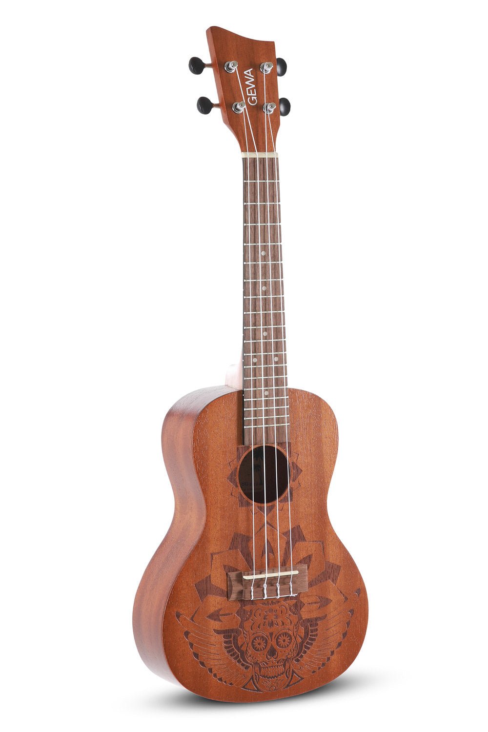 Taille Concert Table en Sapelli avec Mexico Laser Design - Cham Music - String Instrument