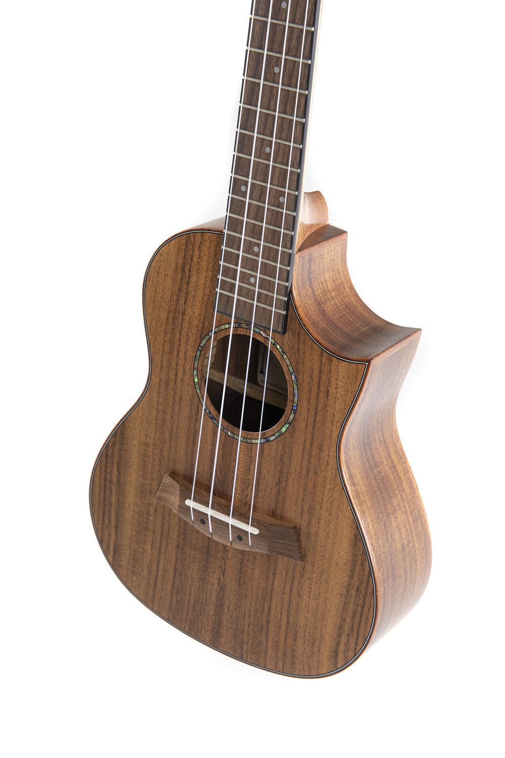 Ukulele de concert avec Cutaway Manche en Okoume Rosace - Cham Music - String Instrument