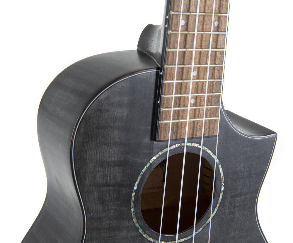 Ukulele de concert avec Cutaway Manche en Okoume Rosace - Cham Music - String Instrument