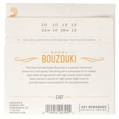 Jeu de 8 cordes pour bouzouki Grec - Daddario