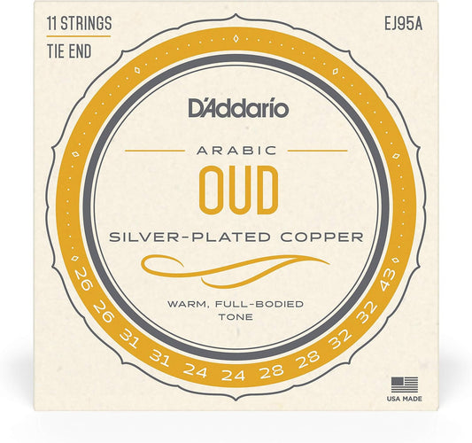 Jeu de 11 cordes D'Addario EJ95A pour oud