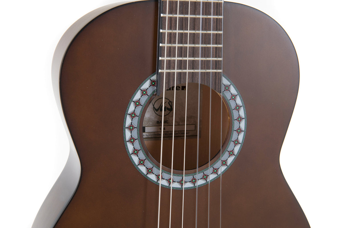 PURE GEWA Guitare classique Basic 1/4 coloris noyer