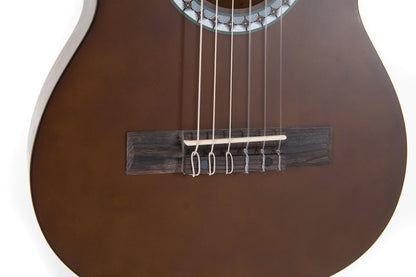 PURE GEWA Guitare classique Basic 1/4 coloris noyer