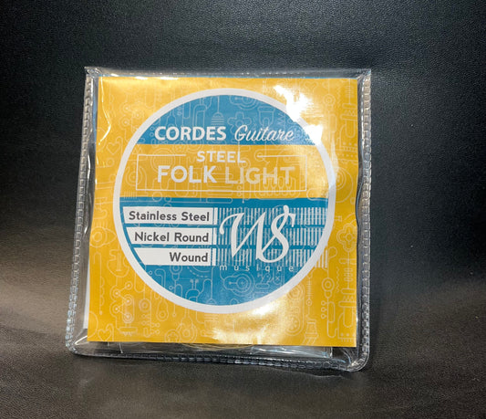 Jeu de 6 Cordes pour Guitare Folk – WS (Tirant Light)