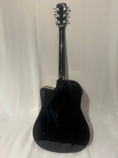 La guitare folk électro-acoustique Delson HW-41 combine