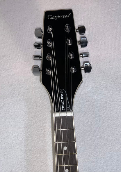 Mandoline Tanglewood A-Style - Finition Prune Brillant avec Ouïes en F