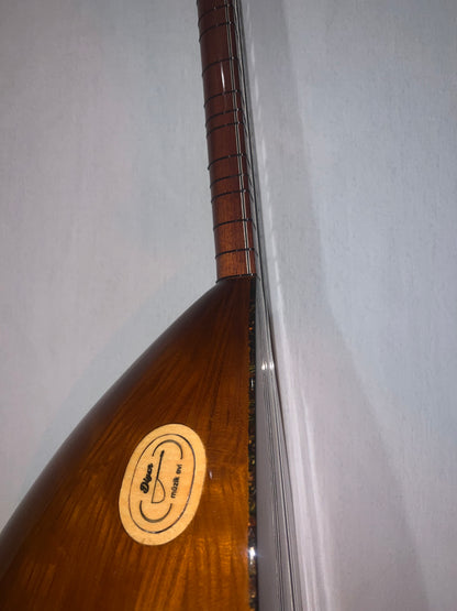 Saz turc manche long en noyer et cèdre