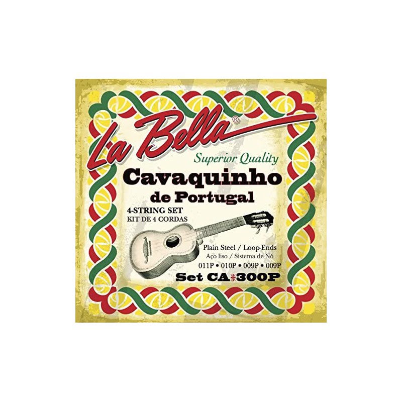 Set of 4 Strings for Cavaquinho - D'Addario (Stainless Steel)