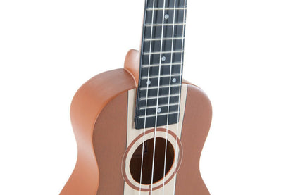 Corps en tilleul Manche en Sapelli Motif surf Sunset - Cham Music - String Instrument