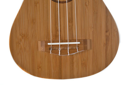 Corps et manche en bambou massif Rosace dessinée au laser, - Cham Music - String Instrument