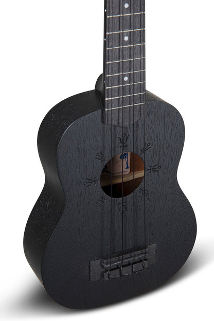 Corps et manche en Sapelli acajou Motif au laser ANTIMONY - Cham Music - String Instrument