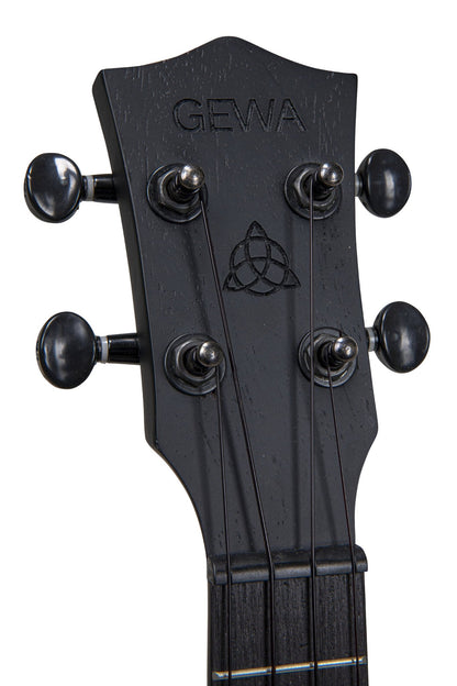 Corps et manche en Sapelli acajou Motif au laser TRIQUETRA - Cham Music - String Instrument