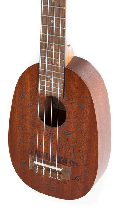 Corps et manche en Sapelli Motif au laser "Whisky" Touche - Cham Music - String Instrument