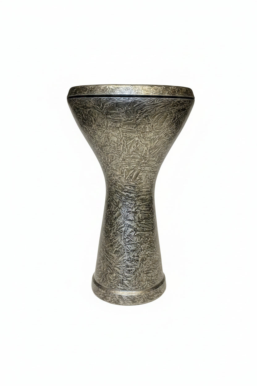 VATAN Egyptian Darbuka - Hammered Grey 3021
