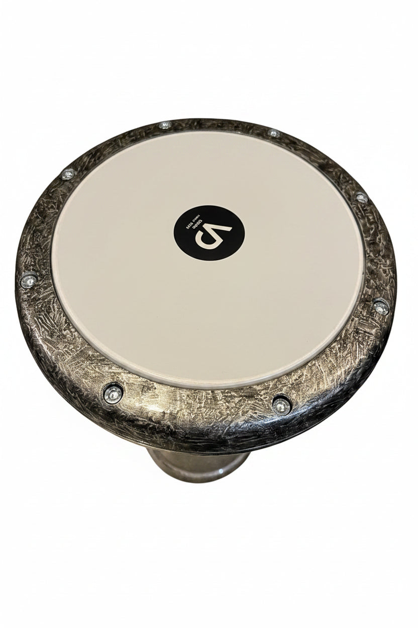 VATAN Egyptian Darbuka - Hammered Grey 3021
