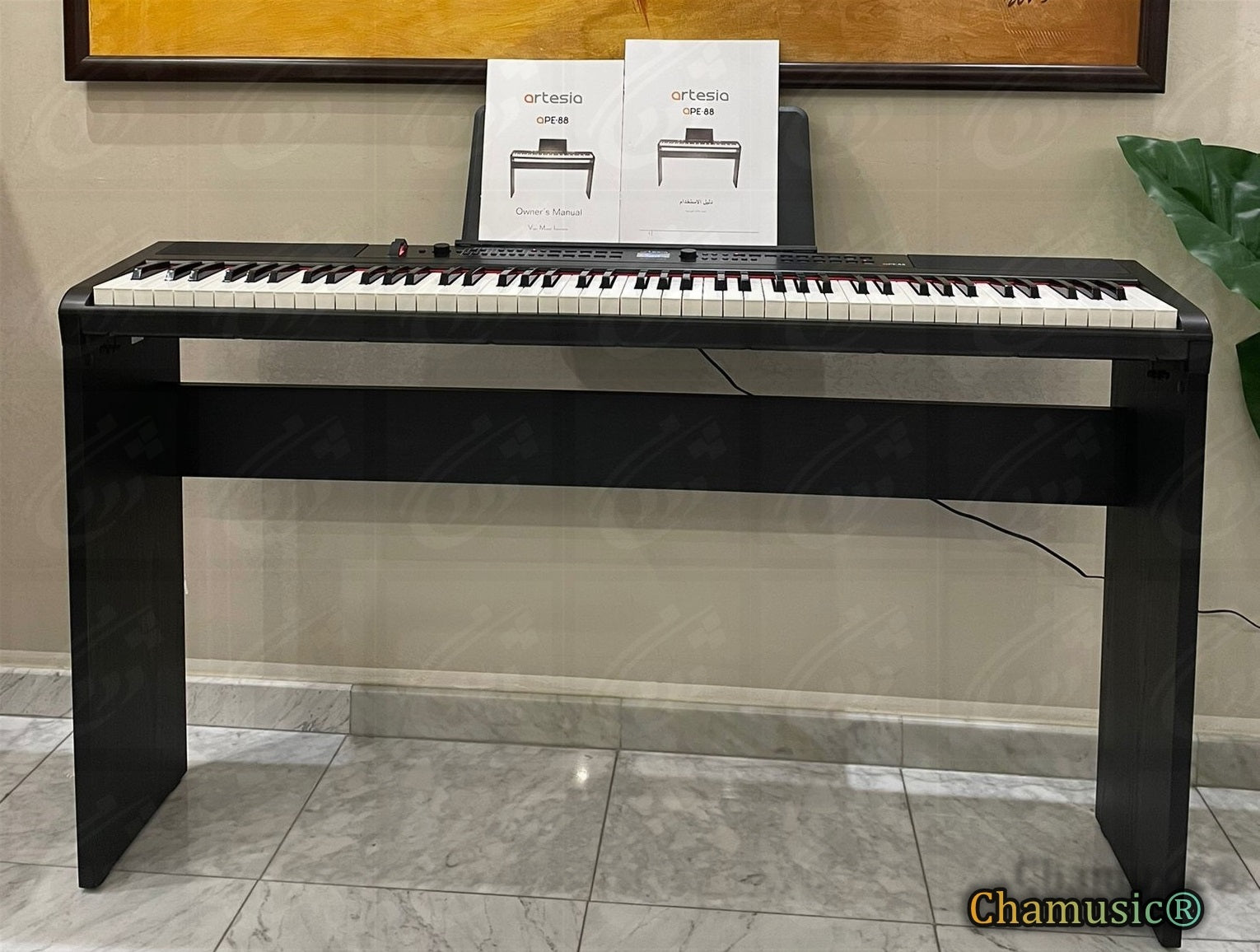 Découvrez le piano numérique portable Artesia APE - 88, idéal - Cham Music - 
