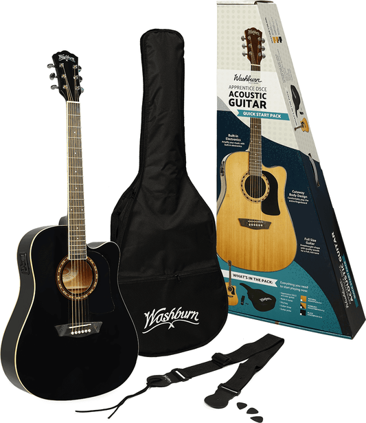 La Washburn est une guitare électro - acoustique au format - Cham Music -