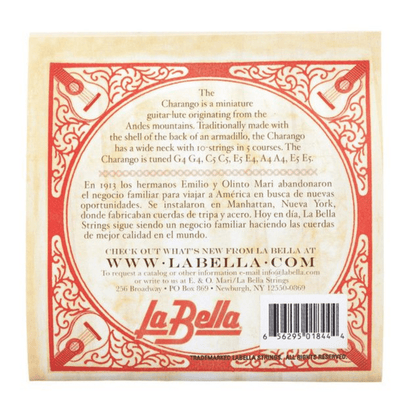 Le jeu de cordes LaBella pour charango est conçu pour - Cham Music -