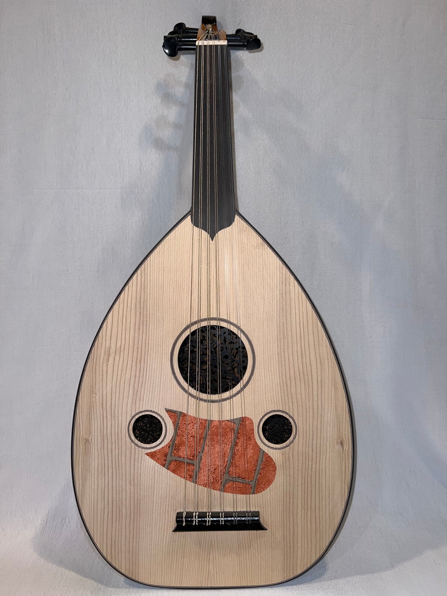 Oud turc débutant/intermédiaire Noyer, Érable et Épicéa – Modèle 2 - Cham Music - 