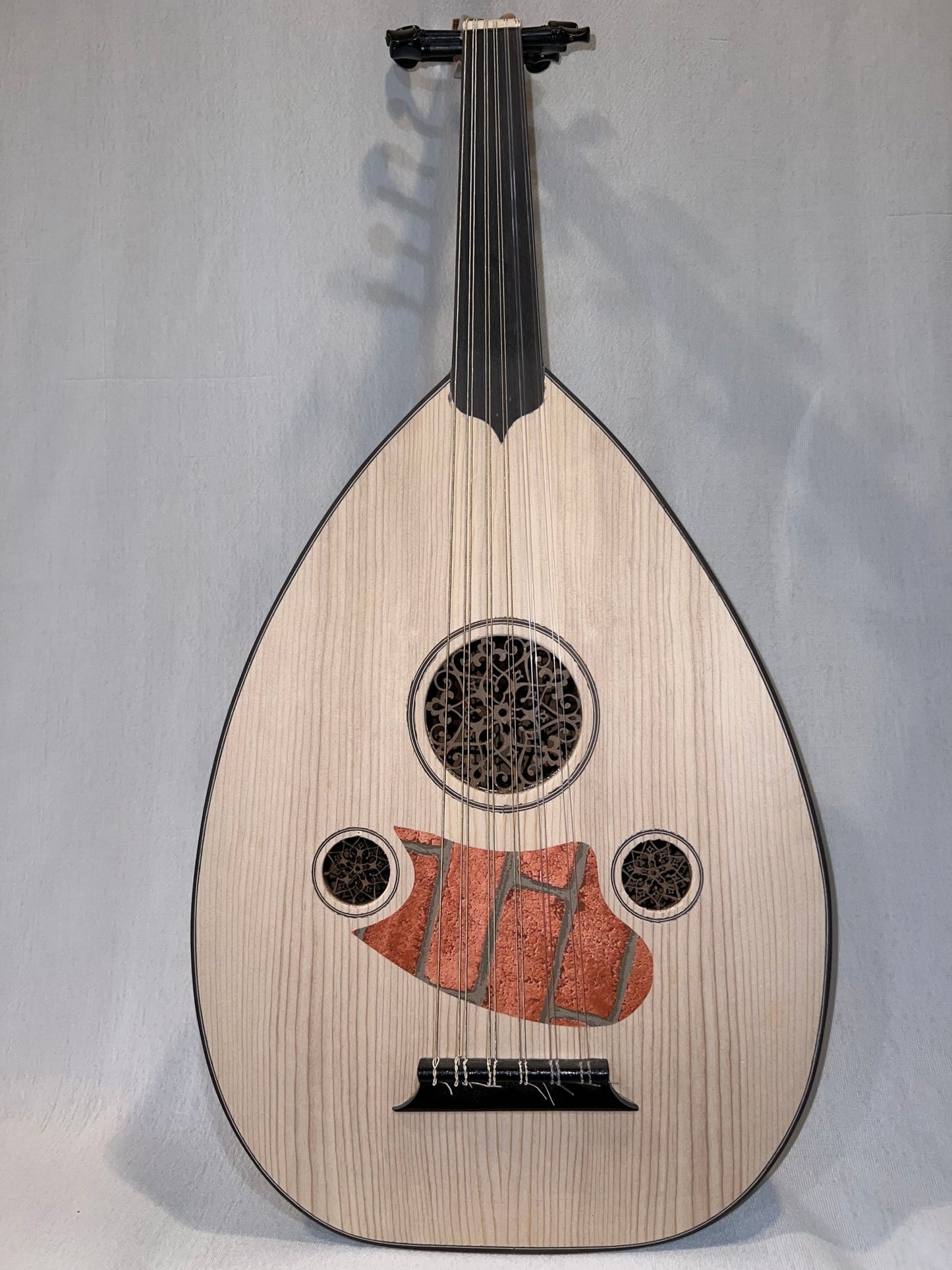 Oud turc débutant/intermédiaire Noyer, Érable et Épicéa – Modèle 3 - Cham Music - 