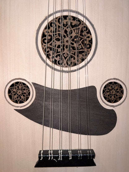Oud turc débutant/intermédiaire Noyer, Érable et Épicéa – Modèle 9 - Cham Music - 