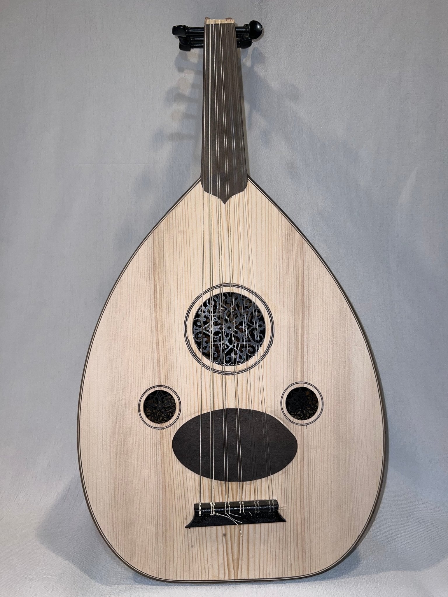 Oud turc débutant/intermédiaire Noyer et Épicéa – Modèle 8 - Cham Music - 