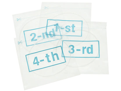 jeu de 4 cordes de ukulélé soprano et concert  en nylon transparent