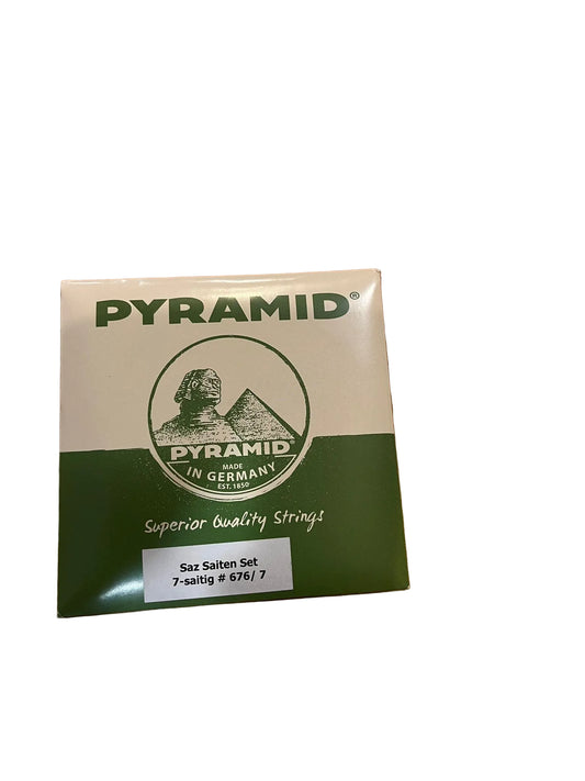 Jeu de 7 cordes complet pour saz à manche court