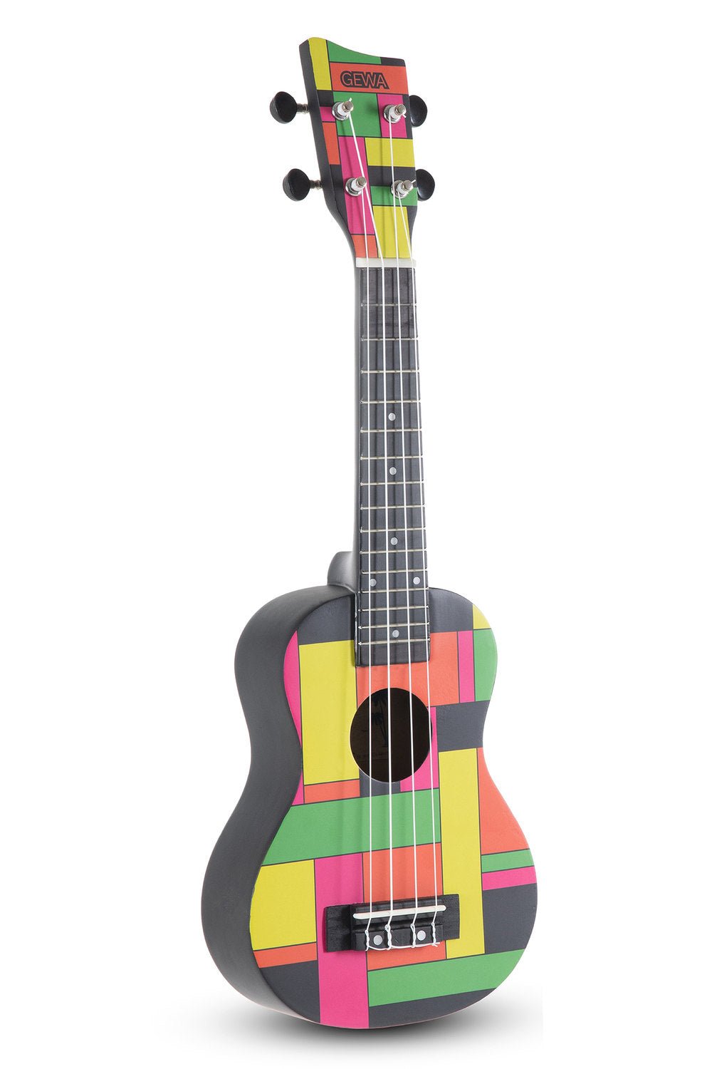 Square Design Taille Soprano Corps en Tilleul Manche en - Cham Music - String Instrument