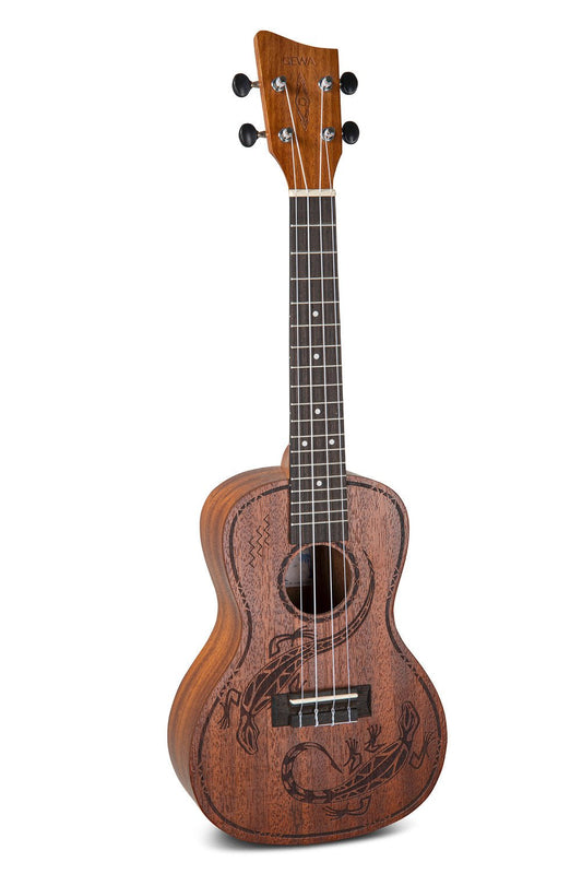 Taille concert Table Sapelli avec Laser Design Dos et - Cham Music - String Instrument