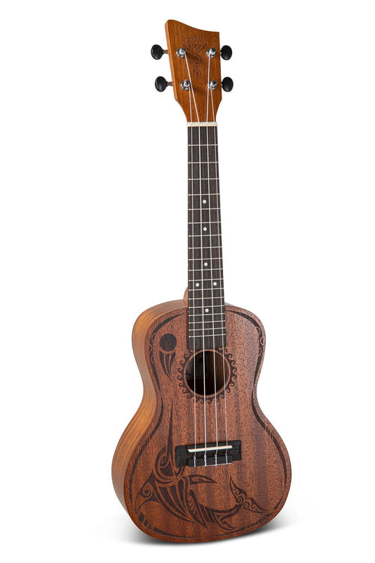 Taille concert Table Sapelli avec Laser Design Dos et - Cham Music - String Instrument