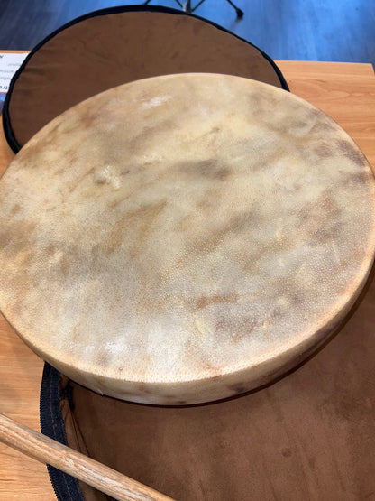 Tambour Chamanique – Peau Naturelle, Housse Rembourrée et Mailloche inclus - Cham Music - 