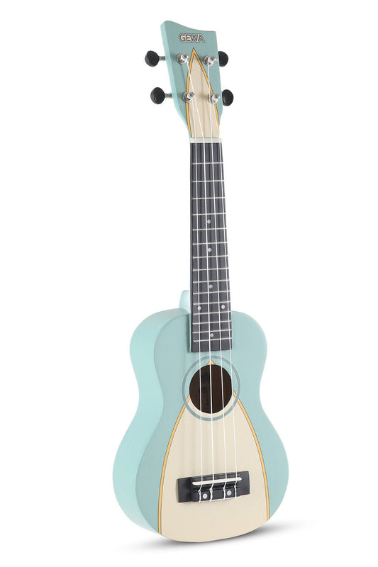 Variants Corps en tilleul Manche en Sapelli Motif surf - Cham Music - String Instrument