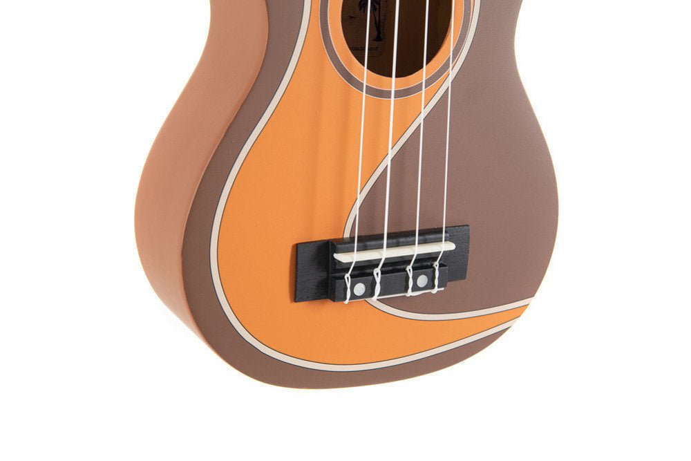 Variants Corps en tilleul Manche en Sapelli Motif surf - Cham Music - String Instrument