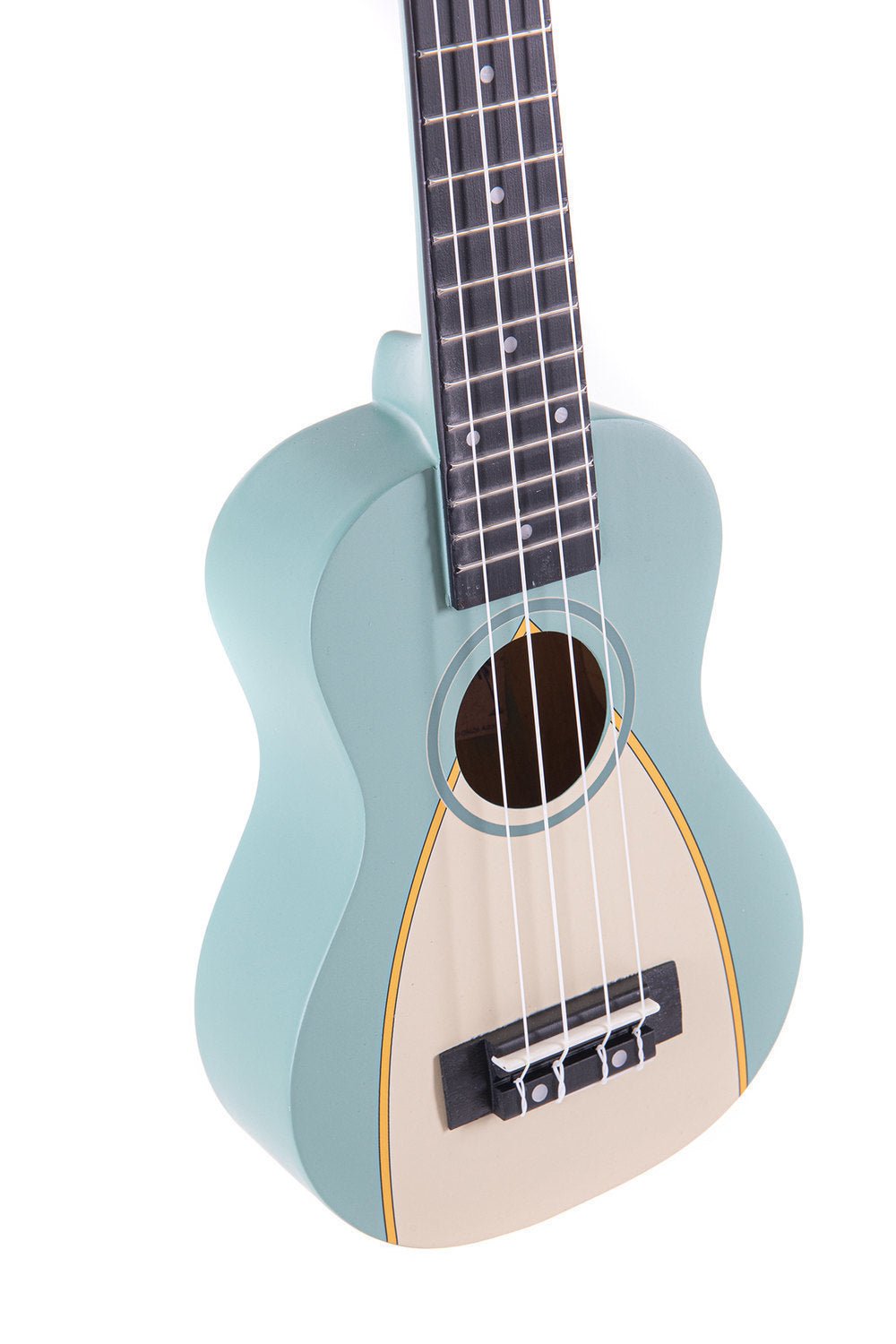 Variants Corps en tilleul Manche en Sapelli Motif surf - Cham Music - String Instrument