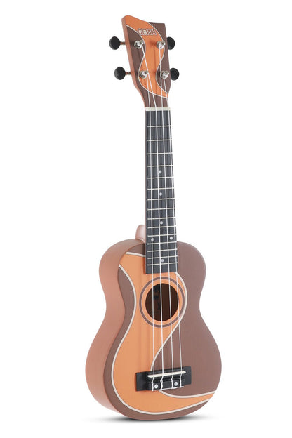 Variants Corps en tilleul Manche en Sapelli Motif surf - Cham Music - String Instrument